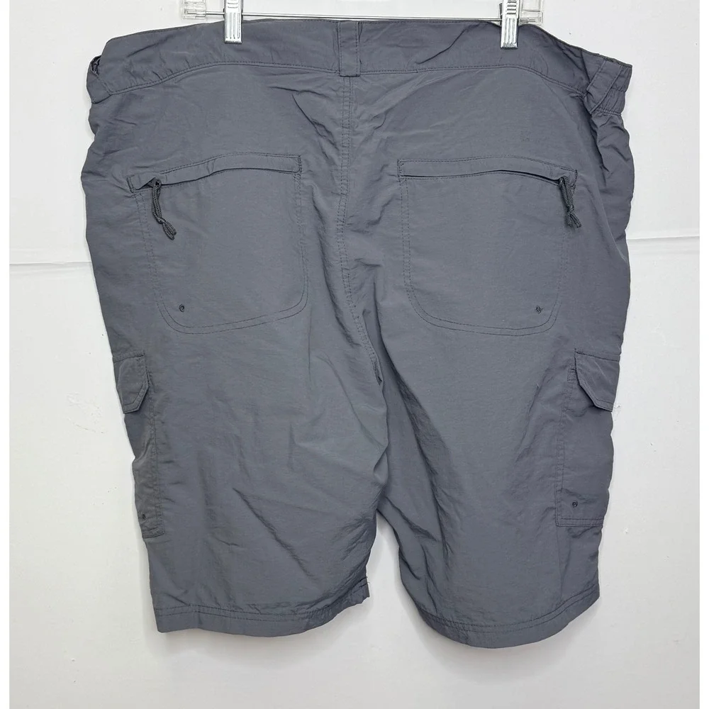 Mountain Warehouse Cargo Shorts Mens 42 Gray Explorer‎ Nylon Hiking Gorpcore